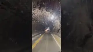 EPIC Honking in a tunnel #outdoors #rv #horn #tunnel #cars #echo #newvideo #shorts #fyp #fypシ #funny