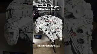 Smallest to Biggest Lego Millennium Falcon #legostarwars #lego