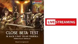 🔴[LIVE] 3 KINGDOMS BACK 2 PAST WAVEGAME - COBAIN CBTNYA GAESS #3kingdomonline  #wavegame