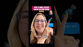 How to make a Genmoji customizable emoji on your iPhone. #iphonetips #iphone16 #iphonetutorial
