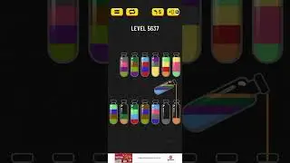 Playing Soda Sort Puzzle level 5630-5640