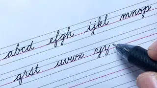 How to write in cursive | cursive writing a to z | chhoti abcd | cursive abcd | cursive handwriting