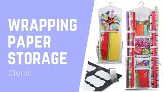Wrapping Paper Storage Organizer - Ideas & Solutions How to Organize Gift Wrap Rolls