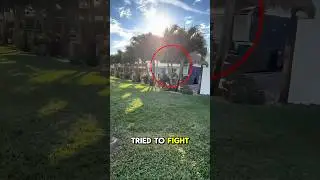 Angry Karen neighbor tries to fight kid 😡👊 #shorts #karen