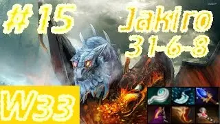 #15 Dota2 Top MMR - w33 plays Jakiro - (31-6-8) - Full game