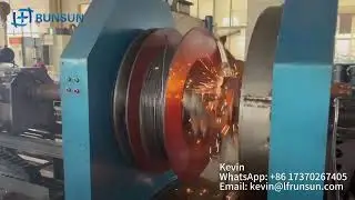 Fully Auto. Rectangle Spun Pile Cage Welding Machine for Precast Concrete Pile #cageweldingmachine