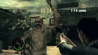 Resident Evil 5 Mercenaries Reunion - Solo - Public Assembly - 827,906 (Sheva Business)