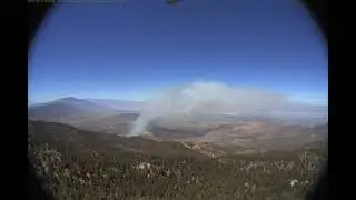 Flats Fire 24 Hour Timelapse from Toro Peak