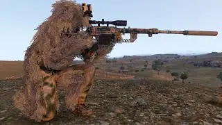 Navy Seal Sniper Ghillie Suit Silencer in Action