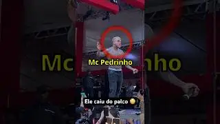 Mc Pedrinho &eacute; PUXADO pelos f&atilde;s e CAI do palco..