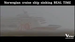 Norwegian cruise ship sinking REAL TIME