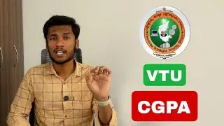 How to Calculate VTU CGPA | VTU Result Explanation |  VTU University CGPA Calculation | SGPA | Akash