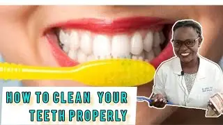 How To Correctly brush/Clean Your Teeth At Home by Dr Eva; Dental Surgeon