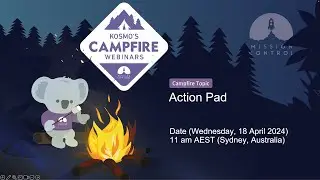Mission Control Kosmo Campfire - Action Pad