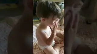 Saline nasal spray with 17 month old example