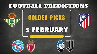 FOOTBALL PREDICTIONS TODAY 05/02/2026 | COPPA ITALIA | COUPE DE FRANCE | COPA DEL REY