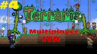 Terraria Multiplayer gameplay ITA - ep. 4: Massacriamo l'occhio (battaglia col boss)