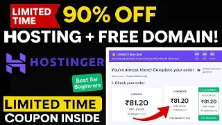 Hostinger Coupon Code 2025 | Black Friday offer on All hosting plan, VPS hosting Free  Domain