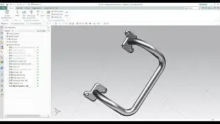 Siemens Nx Tutorial : Door Handle CAD model in NX siemens