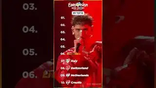Eurovision 2024 | My Top 10 (AFTER THE SHOW)  #eurovision #eurovision2024
