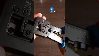 RJ45 Crimp Tool Pass Through Crimping Tool #ardailyinfo #youtube #viral #video #rj45 #crimpingtool