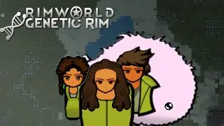 CRASH LANDING HARD | Rimworld: Genetic Rim