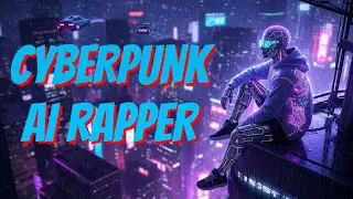 Cyberpunk AI Rapper - 1 Hour Slurred Beats & Smooth Flow | Chill Trap Ambience Vol. 4