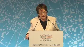 Digitising Manufacturing in the G20: Rede von Bundesministerin Zypries