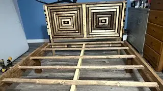Build Your Own DIY Bed Frame | Easy, Stylish & Affordable! 🔨 #woodworkingproject #woodturning