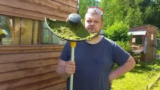 Тест аккумуляторного триммера Champion TB400