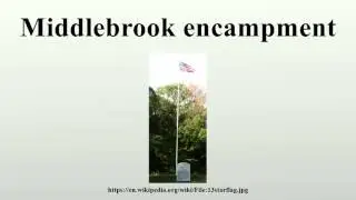 Middlebrook encampment