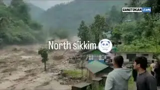 Flash Floods Hit North Sikkim National Highway Submerged | Sikkim News | Breaking News