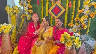 Disha’s Haldi / Mehndi Function || Friends wedding vlog