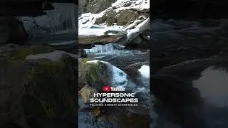 Ice Cold Mountain Stream #ambience #relaxing #calm #nature #naturesounds #asmr #winter #river