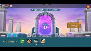 Lords Mobile Vergeway Strength In Numbers Stage 18 Guide | New Vergeway Stage 18 Guide Walkthrough