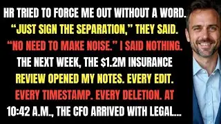 HR Tried to Force a Silent Exit &mdash; Then the $1.2M Insurance Review Read My Notes | Corporate Revenge 