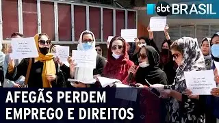 Talibã: mulheres perdem emprego e direitos no Afeganistão | SBT Brasil (18/09/21)