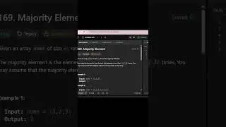 Majority Element Explained in Hindi | LeetCode Easy | Best Logic #leetcode #coding