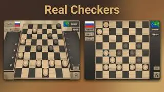 Real Checkers (by Alienforce) - classic board game for Android - gameplay.