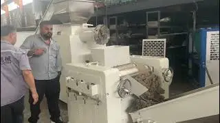 Indian customers visited the factory and tested the toilet soap production line #machine #factory