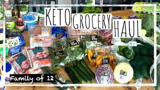 Large Family KETO Grocery Haul