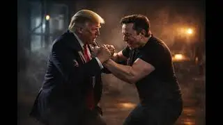 Кинематографическая битва между Дональдом Трампом и Илоном Маском | Как GROK и Chat GPT создают к...