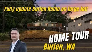Fully renovated Burien Home tour with large lot and lots of parking