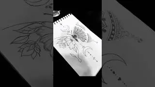 Every line has a story... and wings 🦋#mandalaart #art #sketch #butterfly #sketchoftheday #fyp