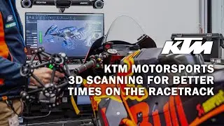 KTM Motorsport using Creaform for 3D design and testing