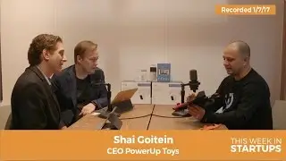 Filmed @ CES! PowerUp Toys Shai Goitein uses drone tech to make smartphone controlled paper airplane