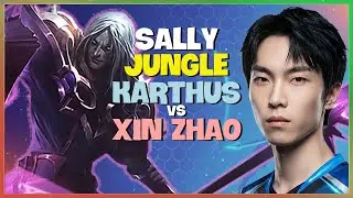 Sally's Challenger Karthus Jungle Pathing and Global Pressure Masterclass Engsub