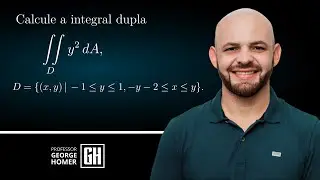 INTEGRAL DUPLA | ∬ᴅ y&sup2; dA, D: -1 &le; y &le; 1, -y-2 &le; x &le; y