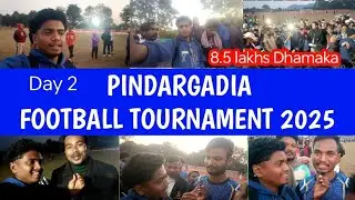 8.5 Lakhs Dhamaka Pindargadia football tournament 2025 Day 2 Jitray Soren Official 