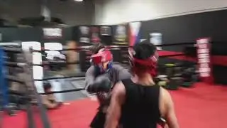 Luke Sevilla, 12u 116 lb Youth Amateur Boxer from Menifee, California Sparring in Temecula, Ca